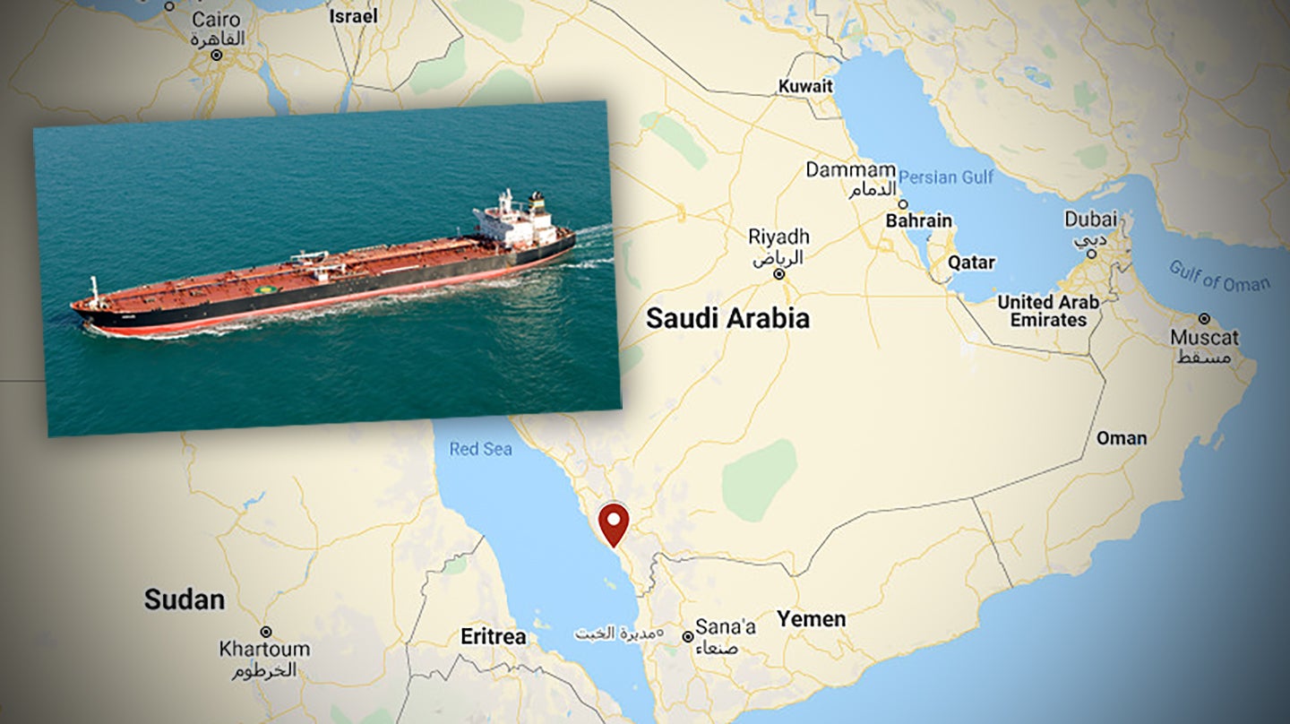 Oil Tanker In Red Sea Struck In Mine Attack With Similarities To Past Iranian Strikes