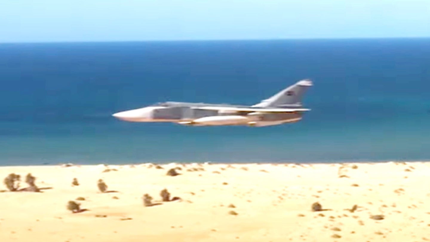 Russian-Supplied, Mercenary-Flown Su-24 Combat Jets Appear In Libyan National Army Video