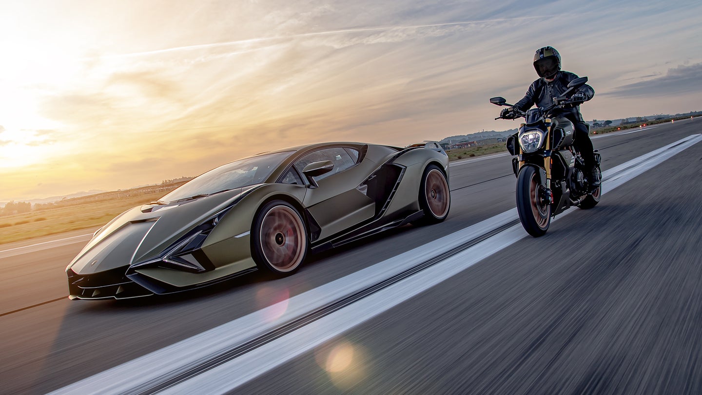 Ducati’s New Limited-Run Superbike Is a Two-Wheel Tribute to the Lamborghini Sian FKP 37