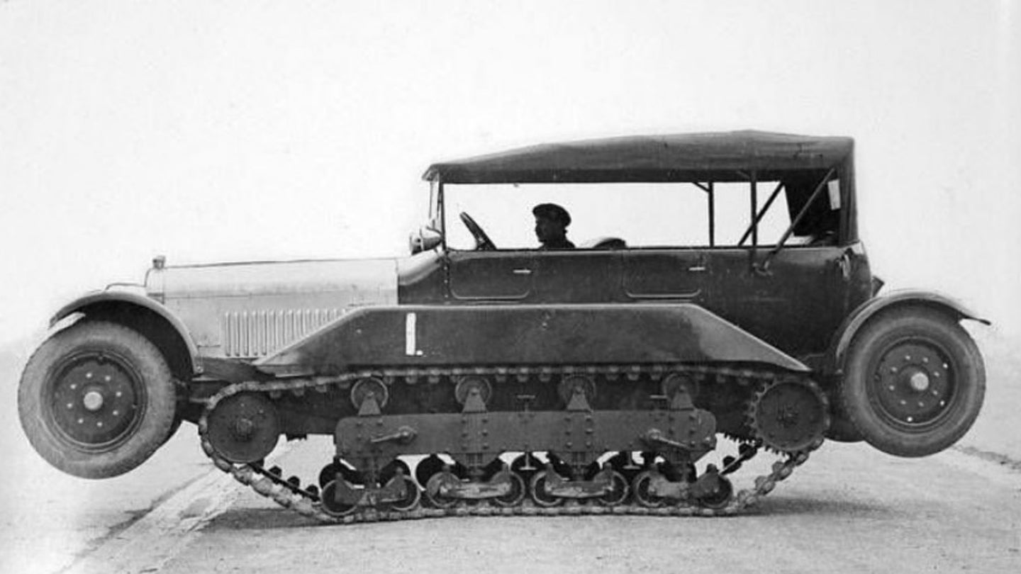This Car-Tank Transformer Was the Future of War Machines in 1926