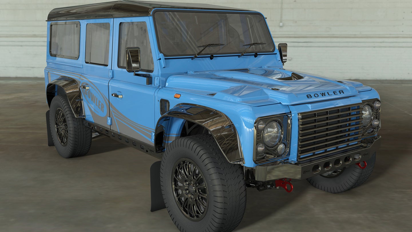 Classic Land Rover Defender 110 Is Reborn as 566-HP, Supercharged-V8 Bowler