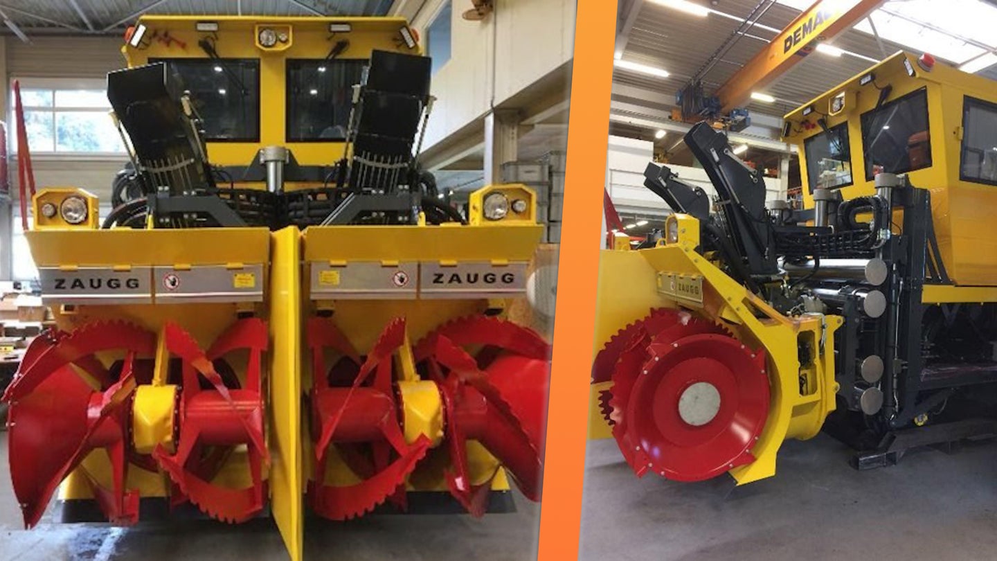 Meet the Intense Snowblower Built to Clear the Pikes Peak Cog Railway of 10-Foot Drifts