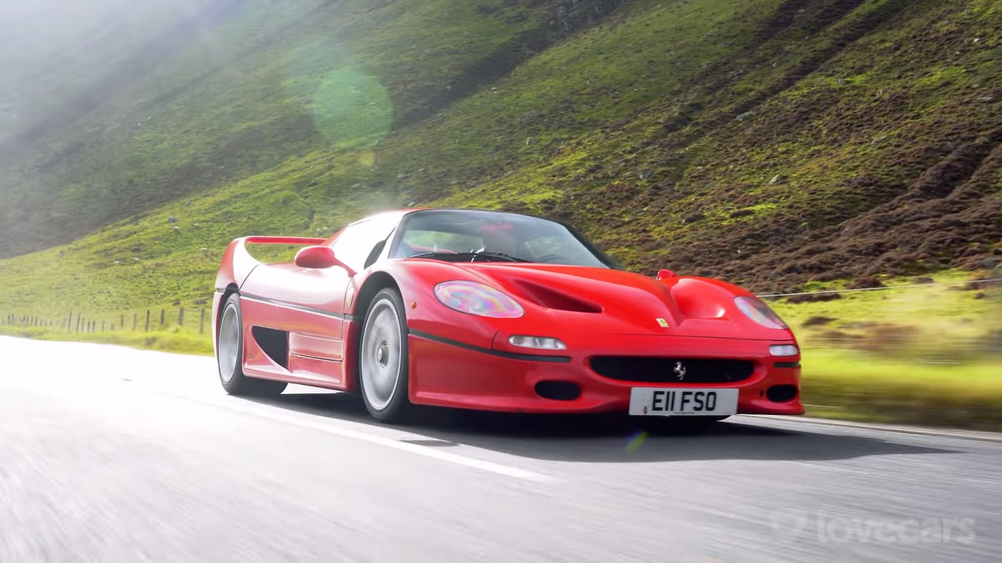 The Magnificent-Sounding V12 Ferrari F50 Is Still the Ultimate Supercar at 25