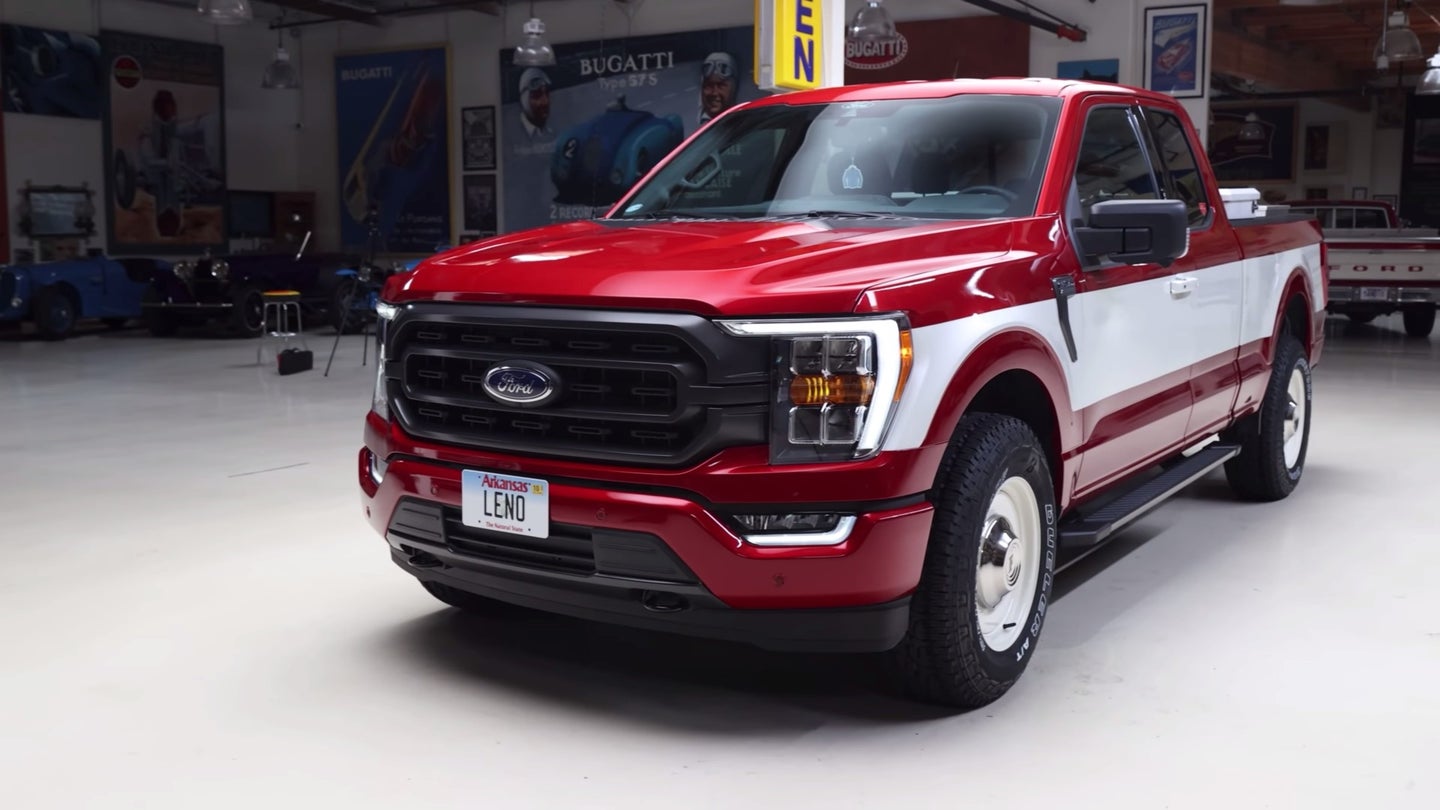 Jay Leno Recreates Walmart Founder’s 1979 Ford Pickup Truck With New F-150