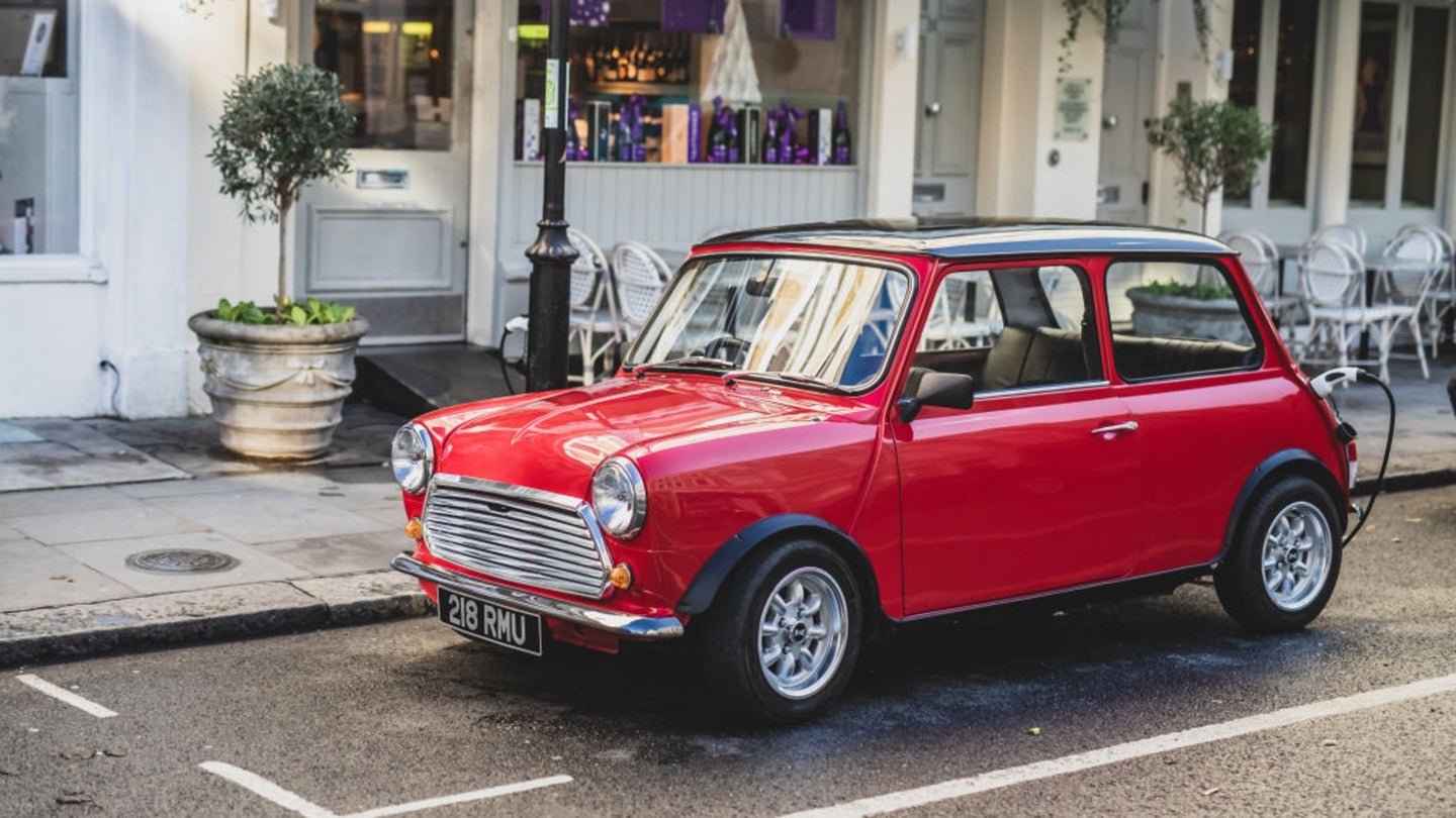 The Latest EV Conversion Kit Turns a Classic Mini Into a 160-HP Electric Hot Rod