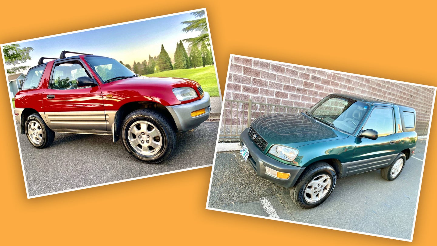 Weird Factory Options Make These OG Toyota RAV4s Worth the Asking Price