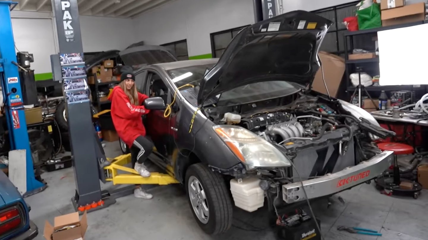 Even a Toyota Prius Gets Serious After a Honda K-Series and Manual Swap