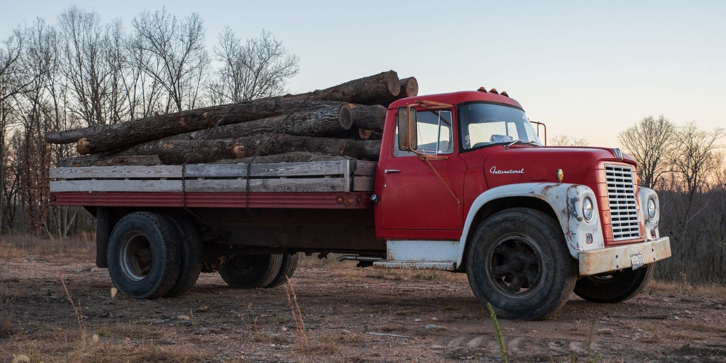 I Played Real-Life SnowRunner With My 1966 Ford Dump Truck and ’63 International Loadstar