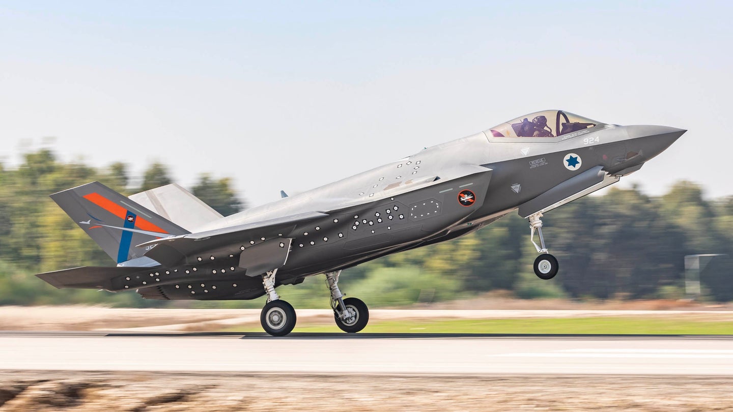 Israel’s Specially-Built F-35I Test Jet Just Touched Down In-Country