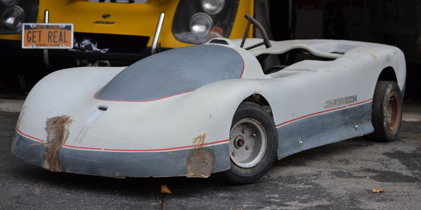 An Ultra-Rare Go-Kart Version of Oldsmobile&#8217;s 267-MPH Land Speed Record Car Just Resurfaced