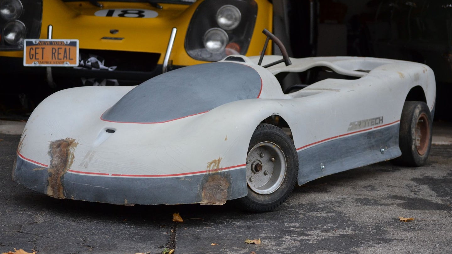 An Ultra-Rare Go-Kart Version of Oldsmobile&#8217;s 267-MPH Land Speed Record Car Just Resurfaced