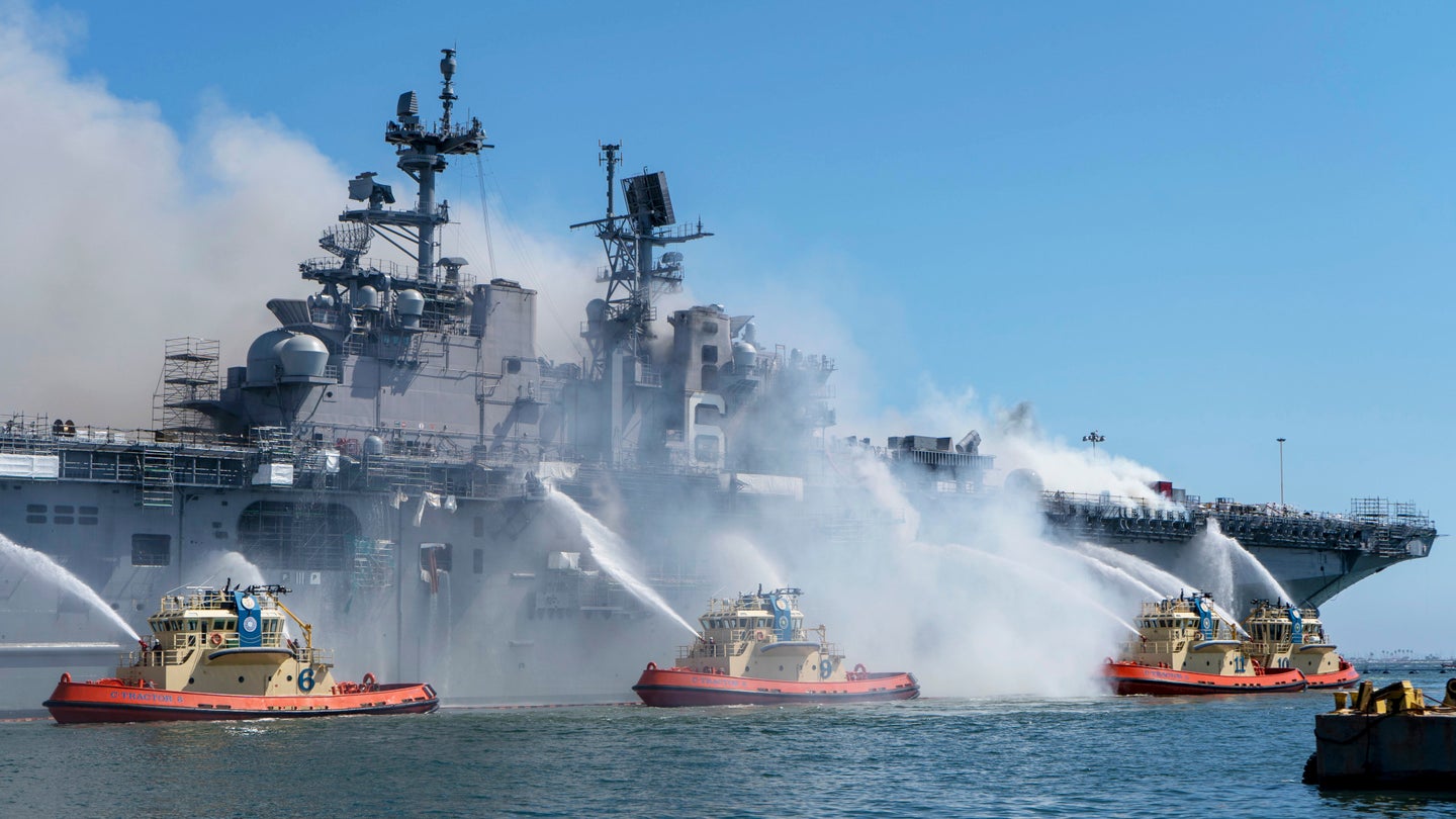 Navy Will Spend Around $30 Million To Scrap Fire-Damaged USS Bonhomme Richard