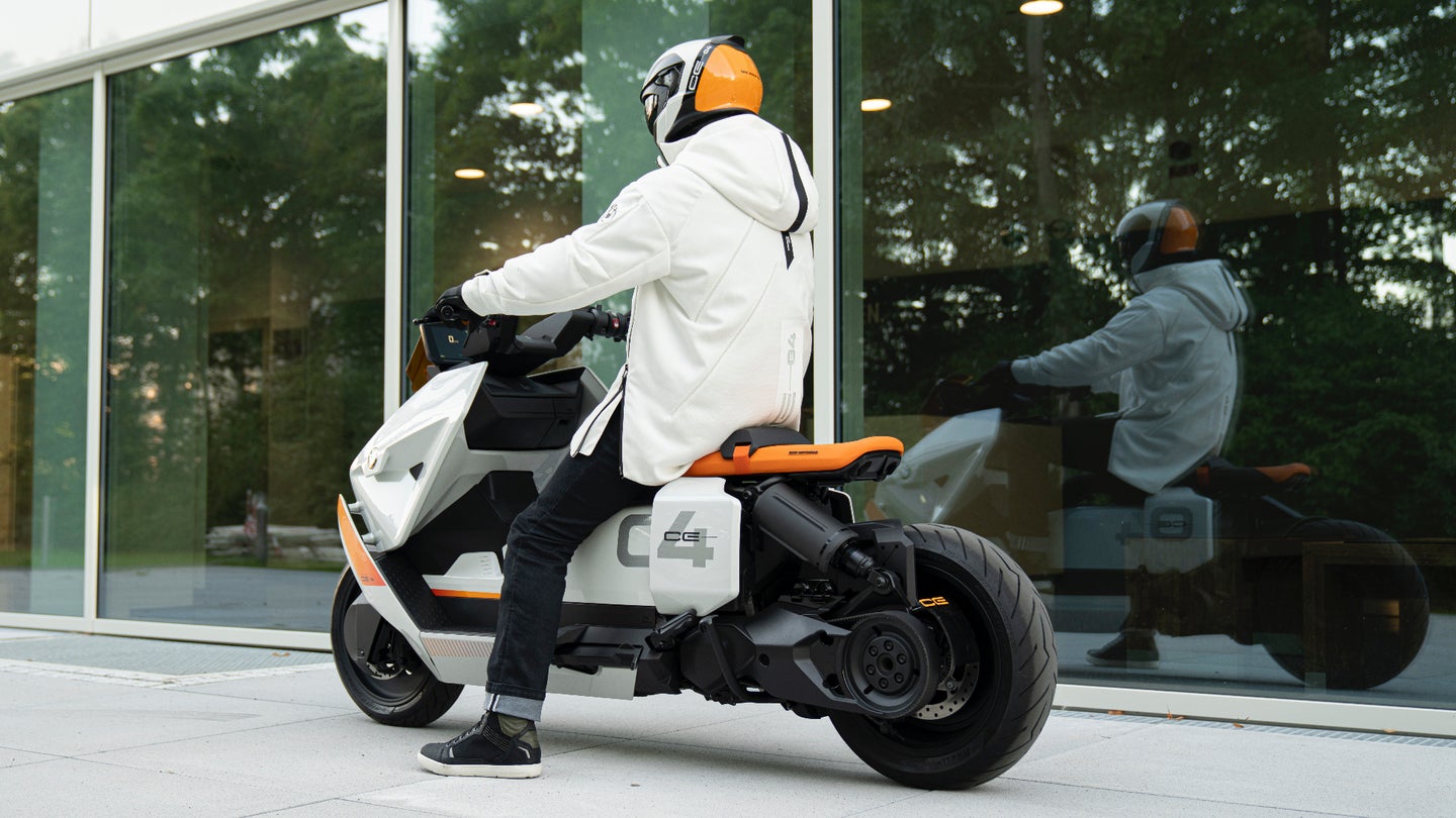 BMW’s Cyberpunk Motorrad Definition CE 04 Concept Is Here to Drag Scooters Into the Future