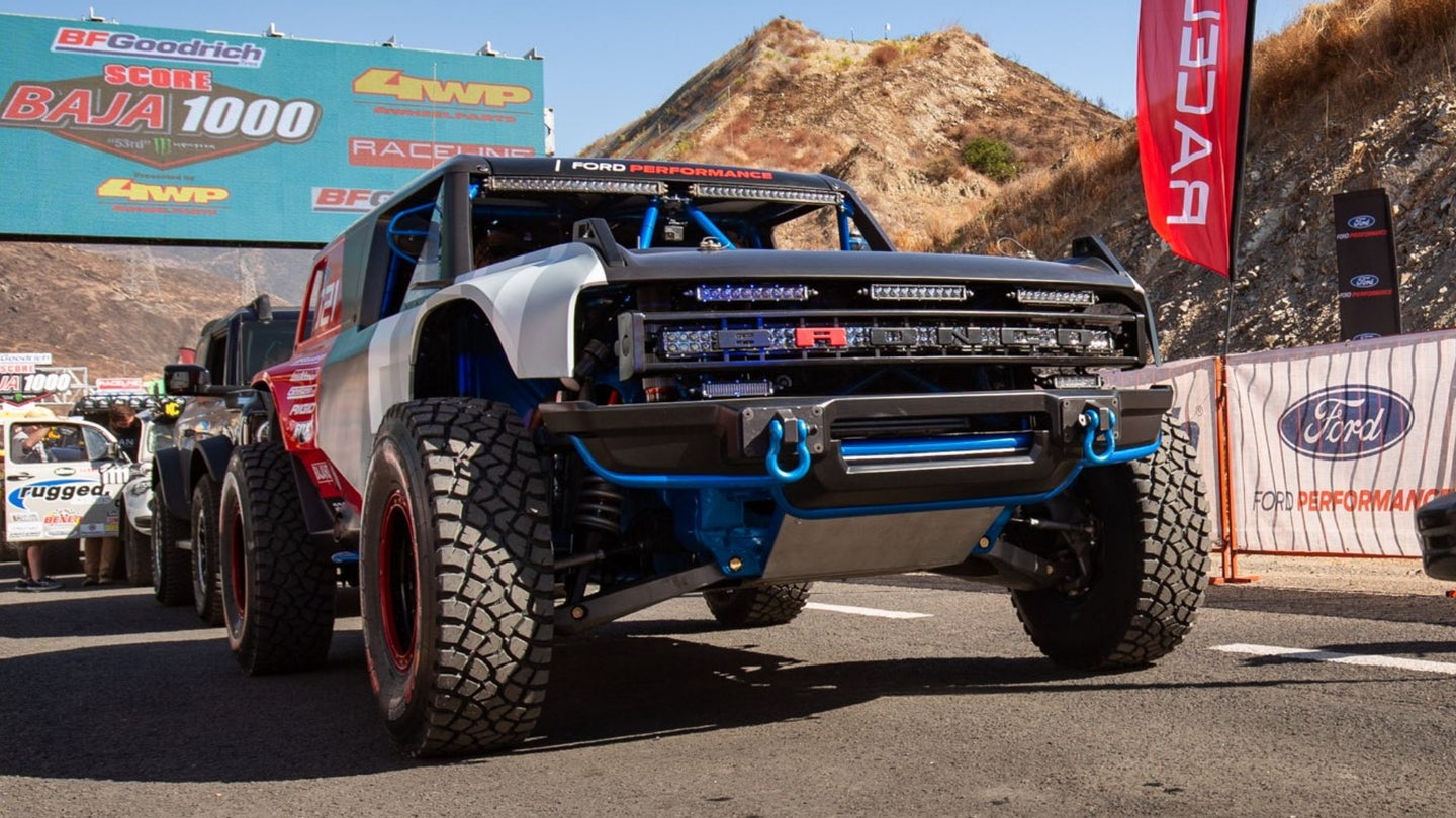 The Ford Bronco R Is Back Trying to Win the Baja 1000 Right Now