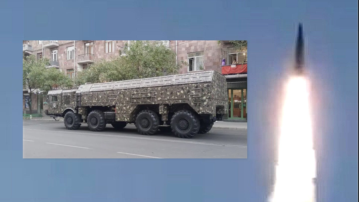 Video Indicates Armenia Has Fired Its Russian-Made Iskander Ballistic Missiles At Azerbaijan