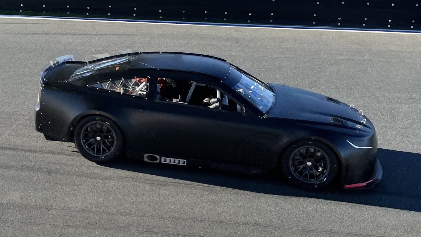 Listen to the Thundering V8 in NASCAR’s Next-Gen Race Car As It Tests on Track
