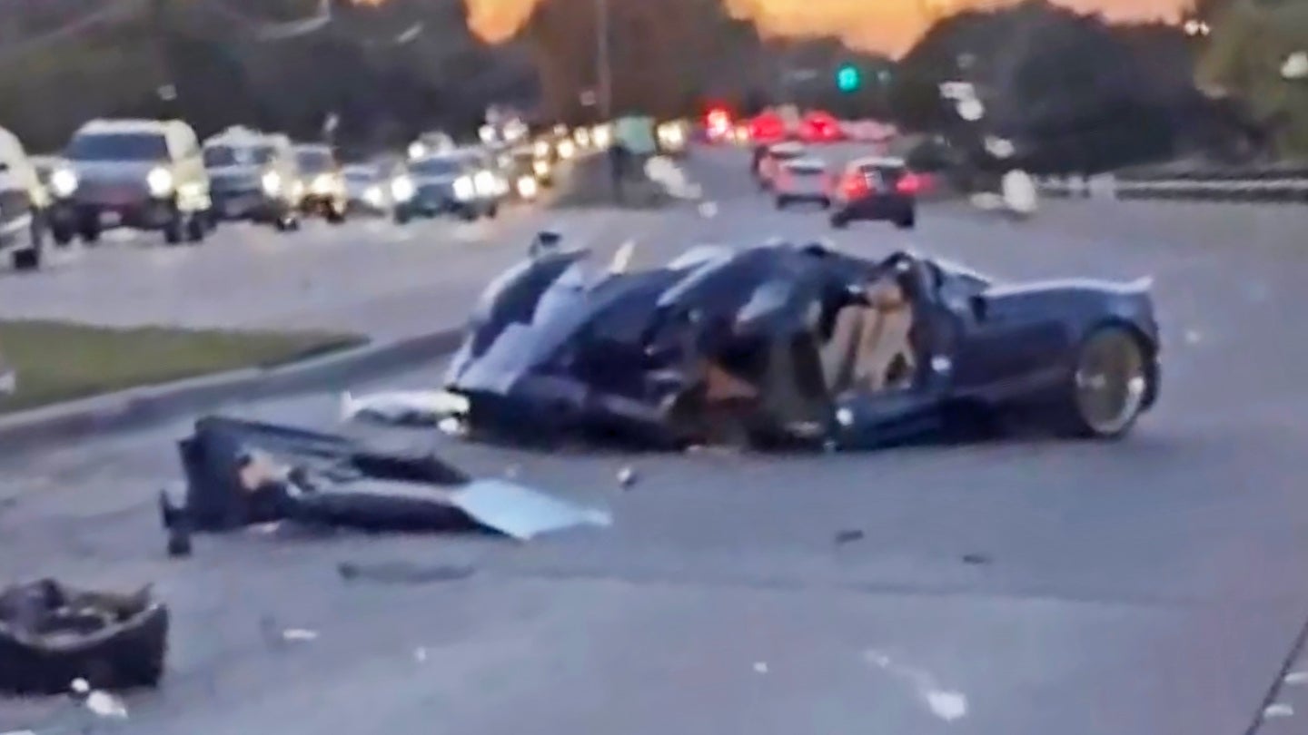 Teen YouTuber Crashes Dad’s One-Off, $3.4M Pagani Huayra