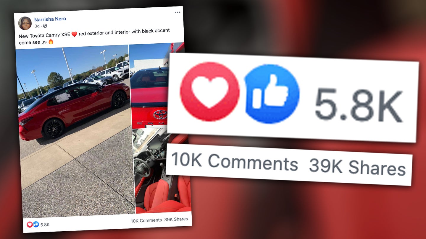 Here’s Why This Dumb Toyota Camry Post Went So Viral on Facebook