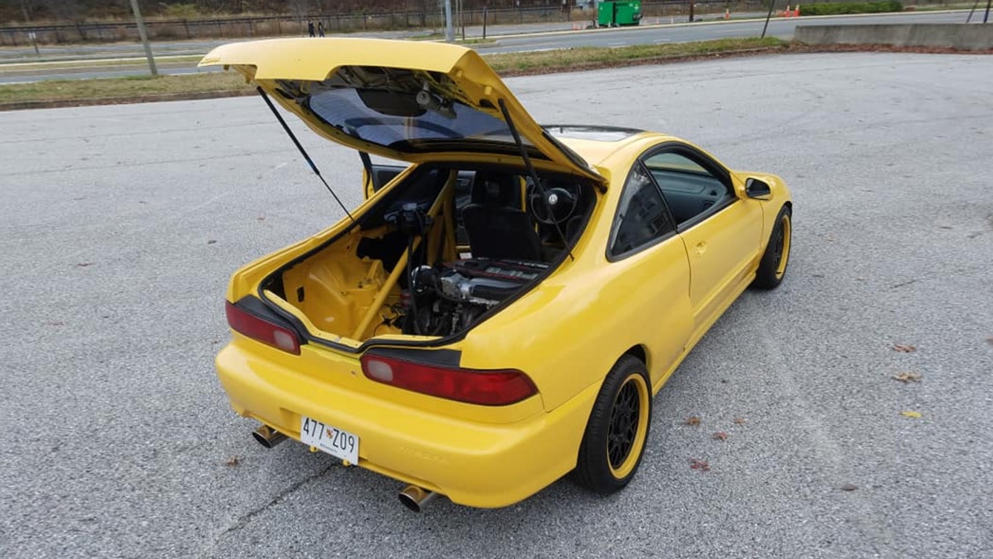 Bet You’ve Never Seen a RWD Acura Integra With a VW VR6 in the Trunk