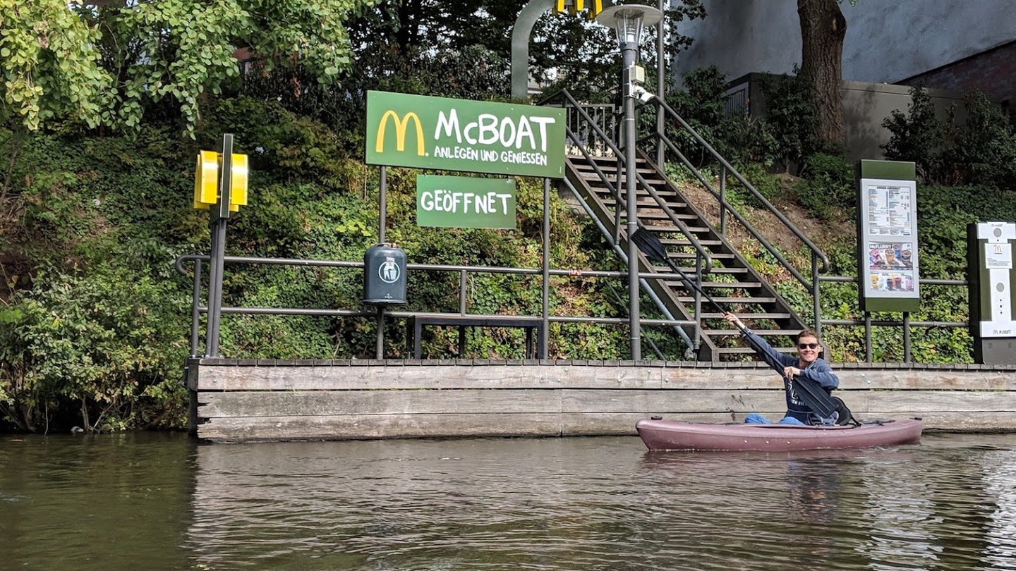 ‘McBoat’: Meet Germany’s McDonald’s Drive-Thru for Boats