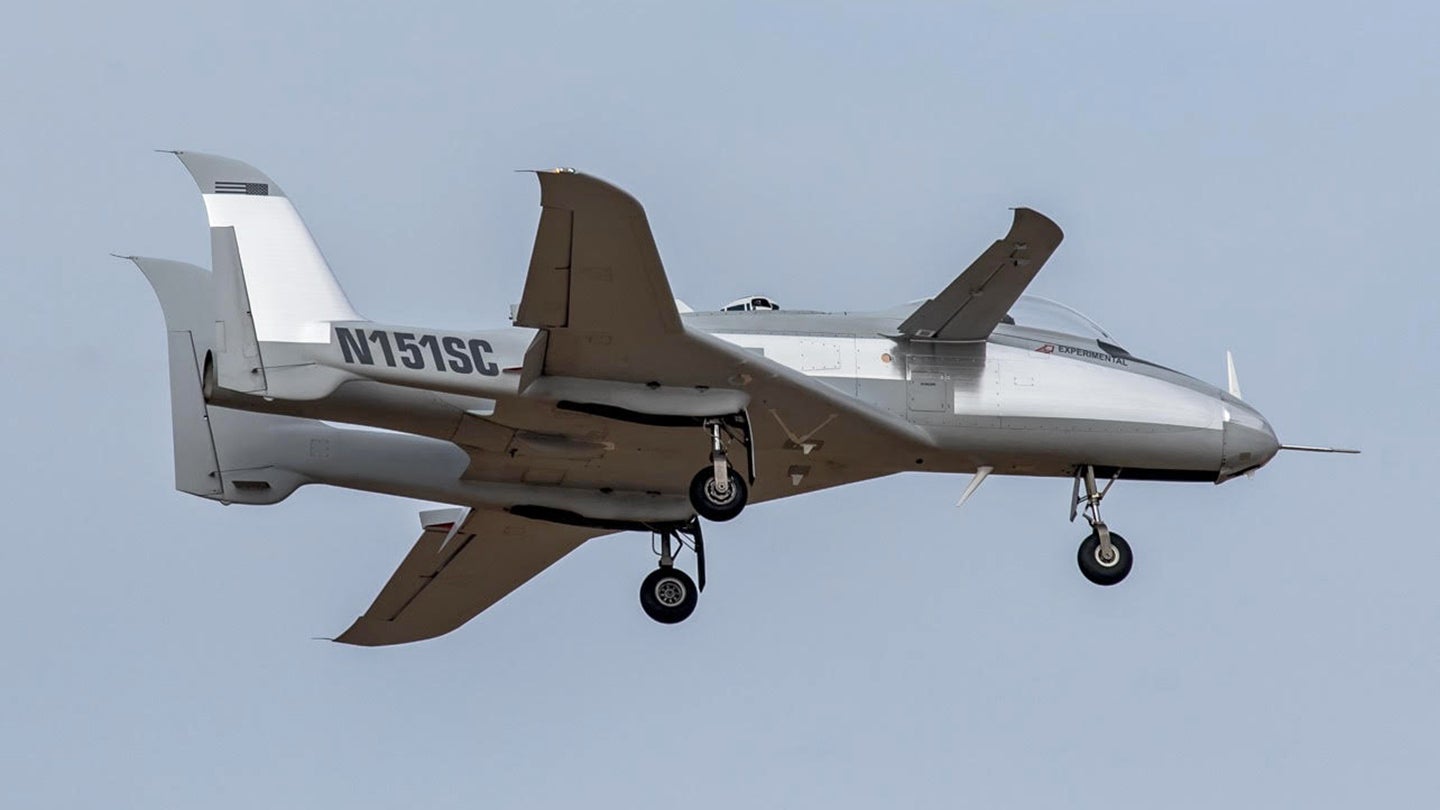 Metallic Coating-Clad ARES Experimental Jet Flies Alongside Its Successors In Mysterious Tests