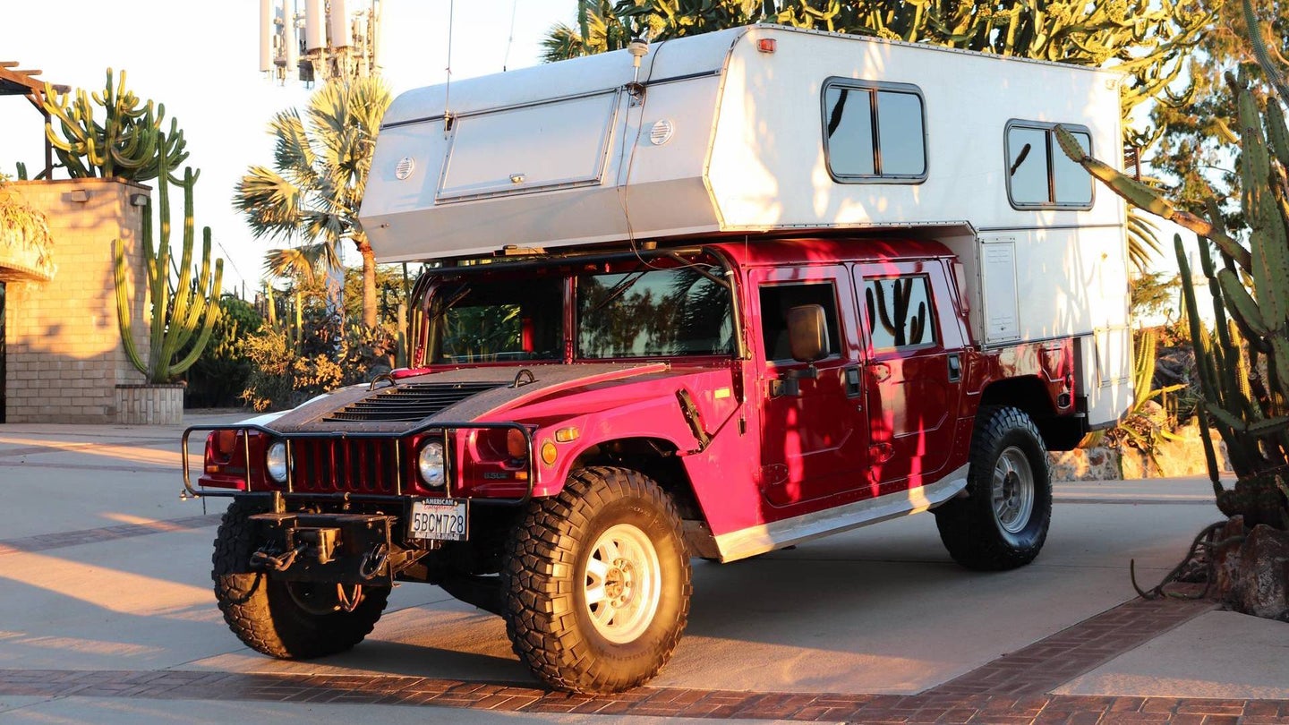 Buy This Hummer H1 Camper and Indulge Your Inner Doomsday Prepper