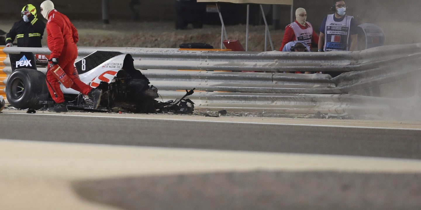 Racing Roundup: Grosjean Says He ‘Saw Death’ During F1 Crash, Chili Bowl Heats Up, NASCAR Mourns