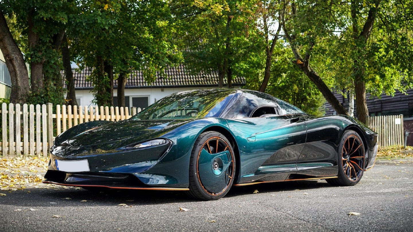 Some Rich Guy Is Flipping His 1,035-HP McLaren Speedtail for Nearly $5M