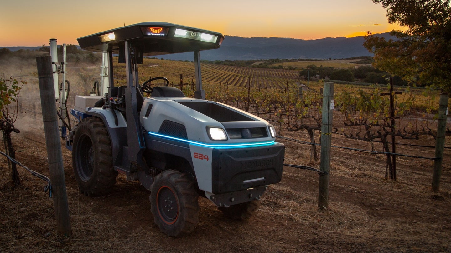 The $50K Electric Monarch Tractor Can Plow a Field Without You and Run for 10 Hours