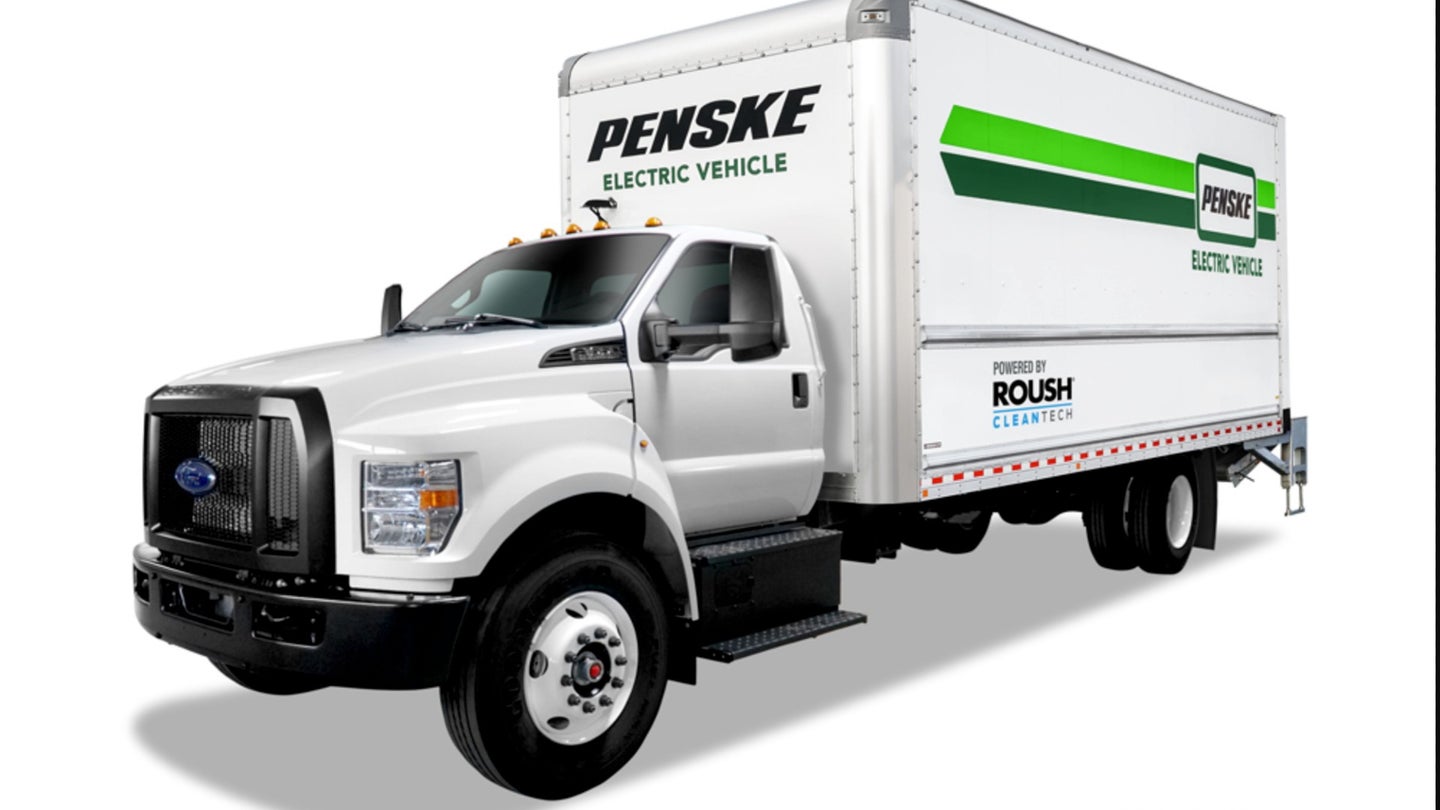Racing Rivals Penske and Roush Are Teaming Up on Electric Ford F-650 Work Truck