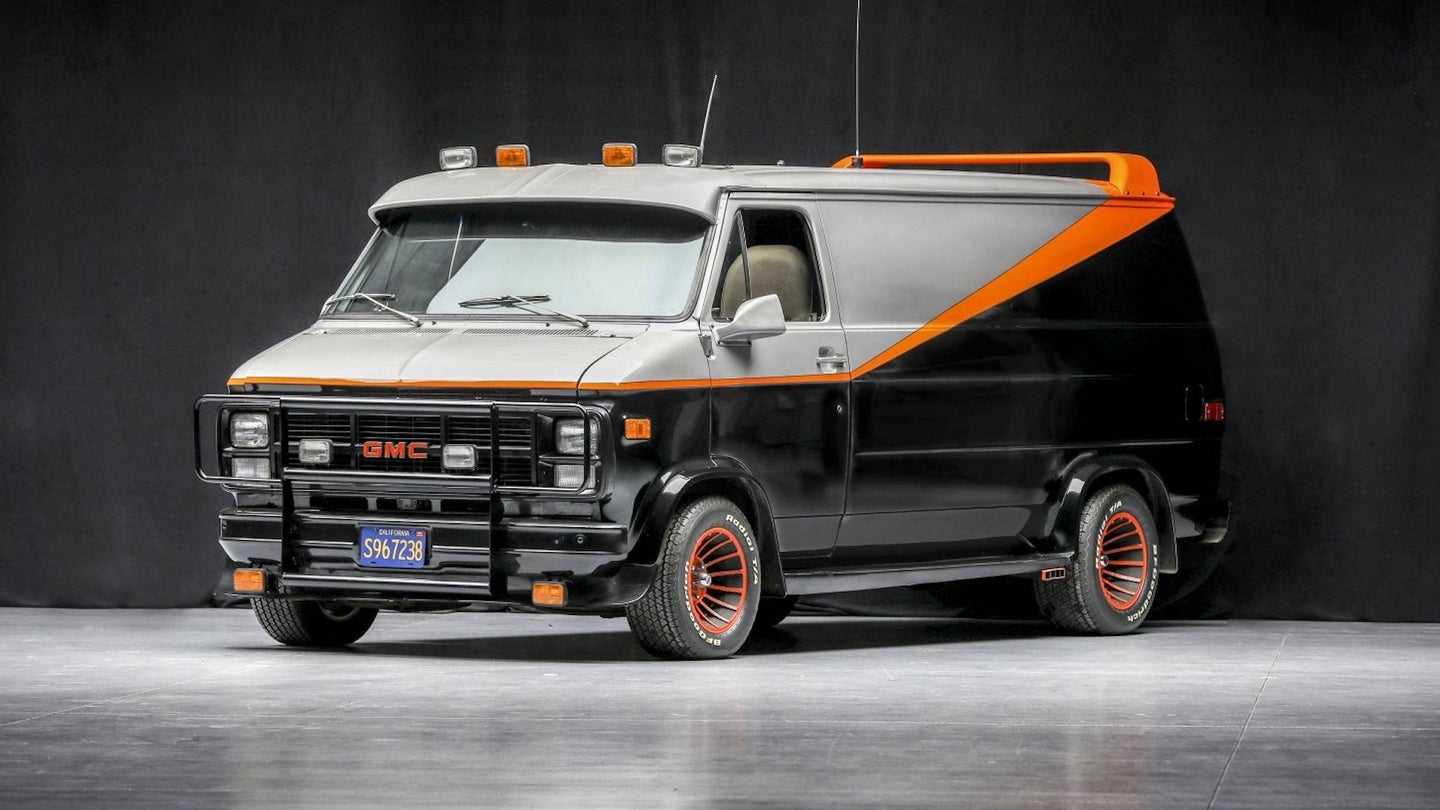 This &#8216;A-Team&#8217; Van Comes With a Machine Gun Mounted in the Rear