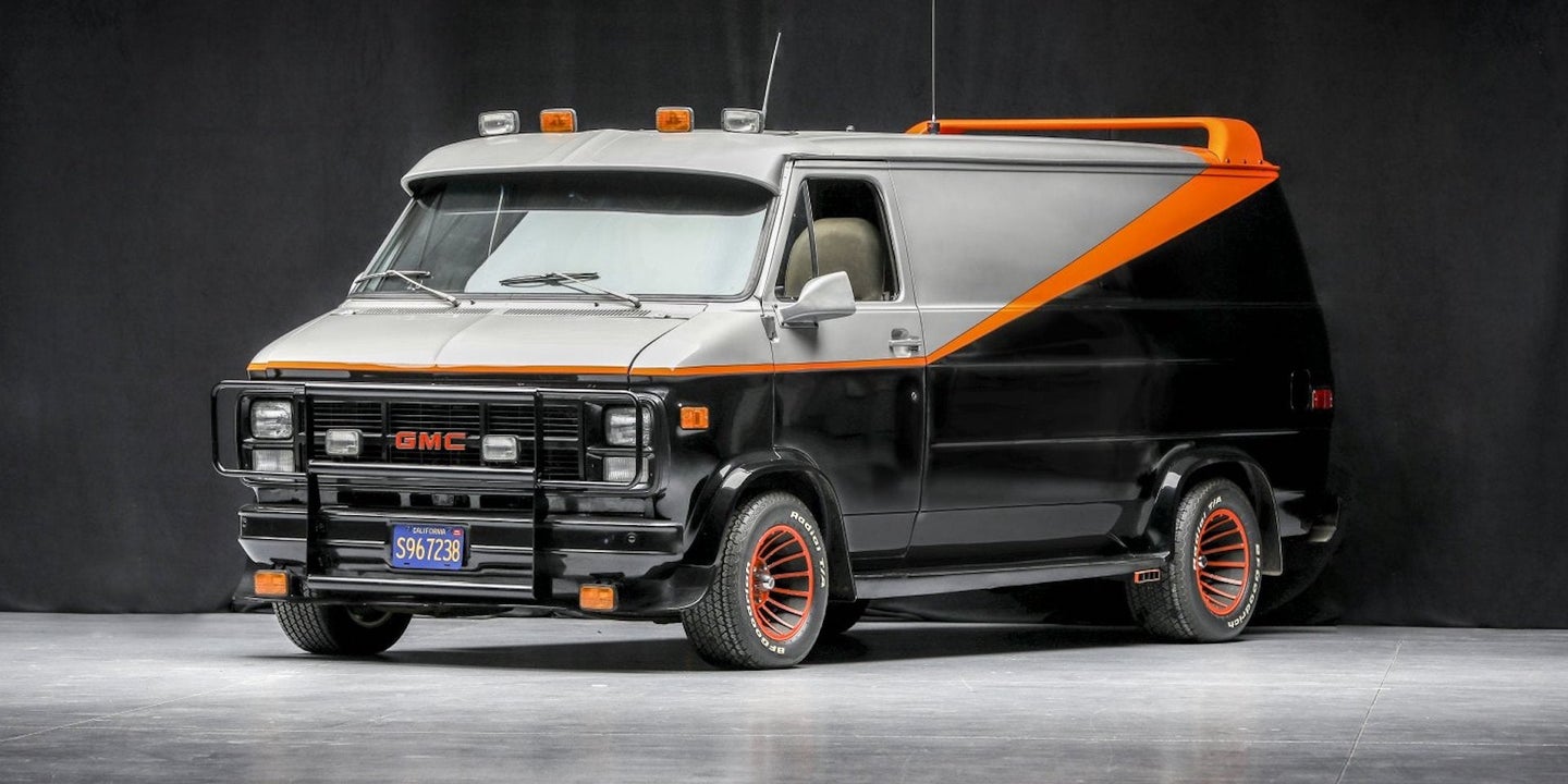 This ‘A-Team’ Van Comes With a Machine Gun Mounted in the Rear