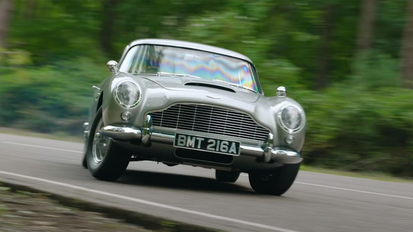The Aston Martin DB5 Is the World&#8217;s Classiest Drift Car: Video