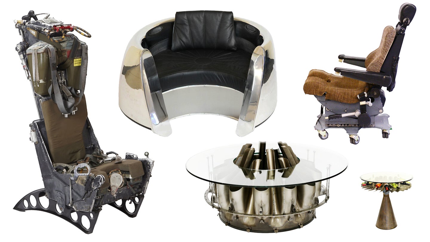 Boeing Sells Furniture Made of Real Parts From the 747, F-4 Phantom, B-52 Bomber and More