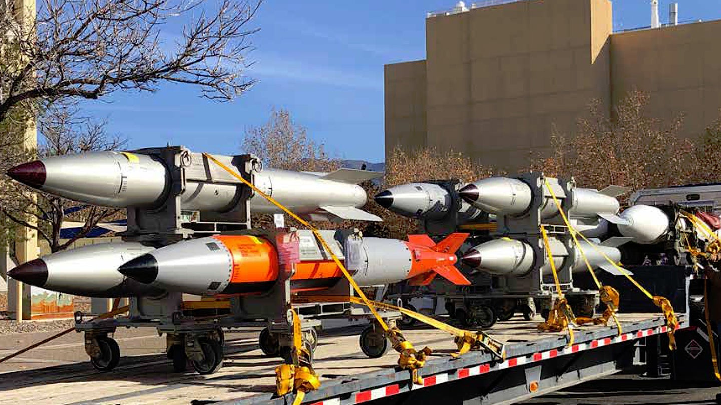 Imagine Following This On The Highway: A Truckload Of Nuclear Training Bombs