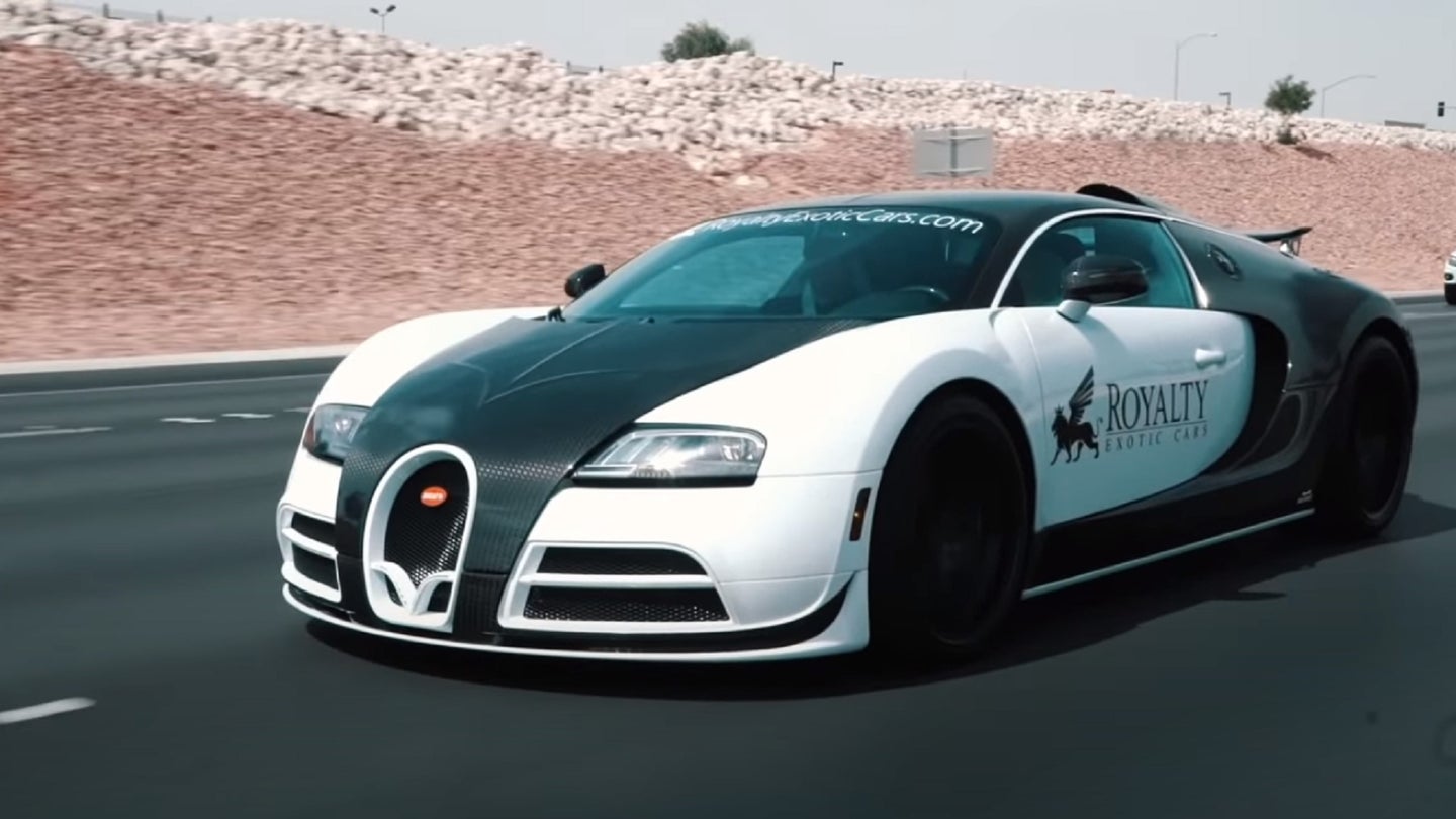 This Is What a $21,000 Oil Change on a Bugatti Veyron Looks Like