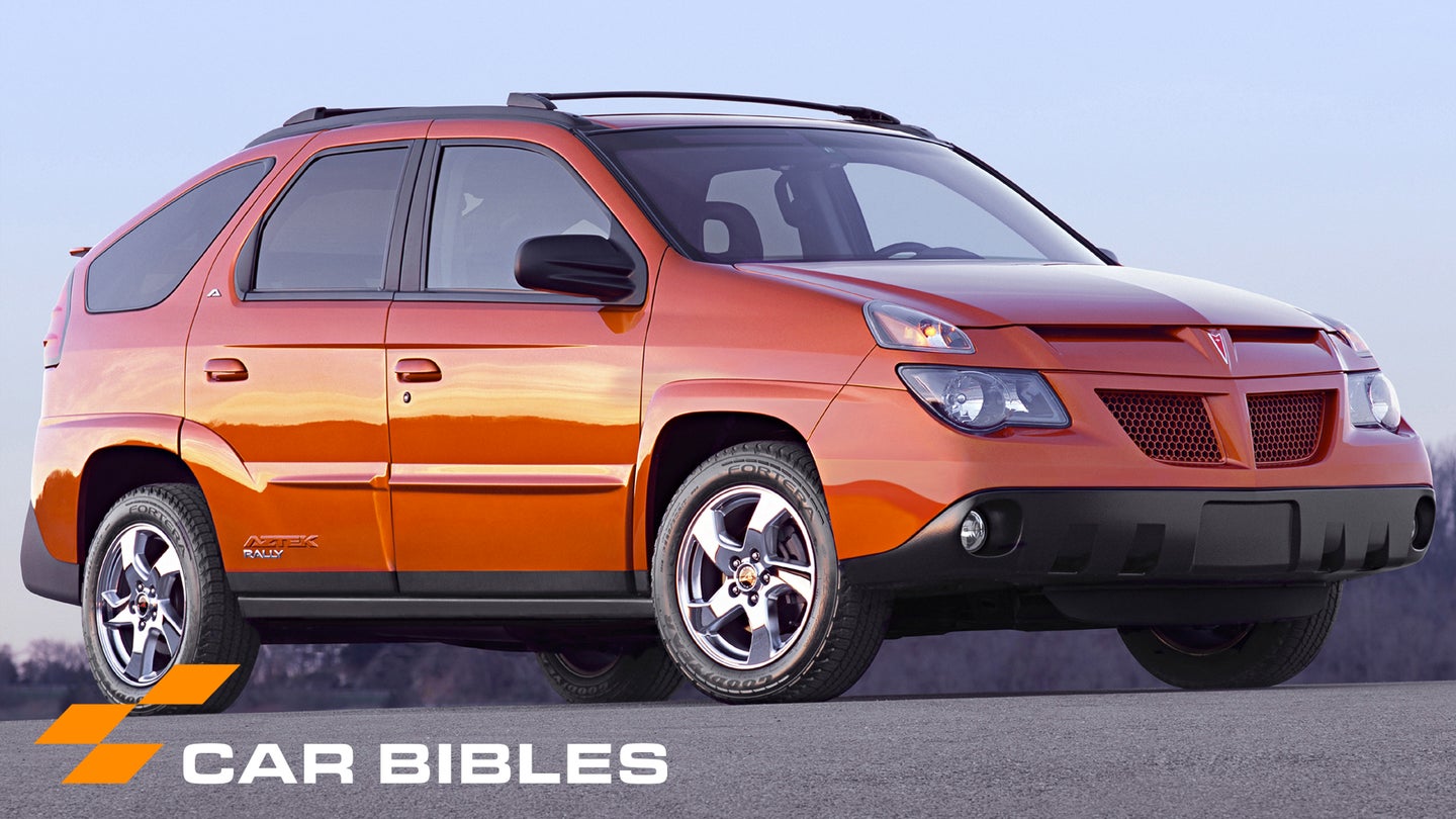 The Pontiac Aztek Didn’t Fail Because It Was Ugly. It Failed Because It Was Lazy