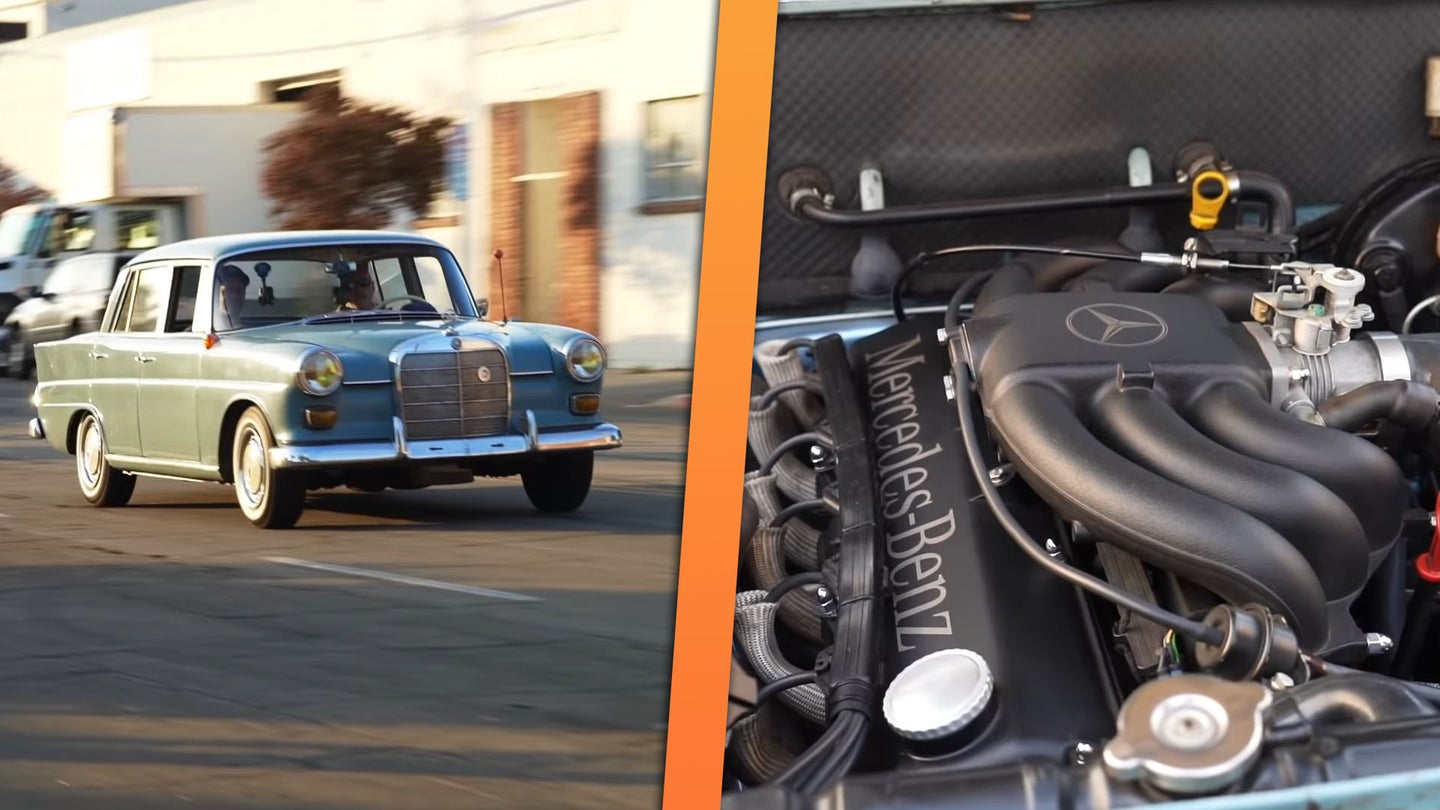 You’d Never Know This 1965 Mercedes-Benz 190D Hides a Boosted BMW Straight-Six