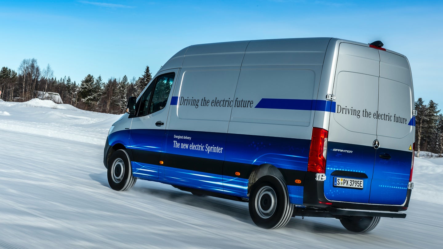 The Mercedes-Benz eSprinter Electric Van Could Be the Answer to the US Postal Service’s Woes