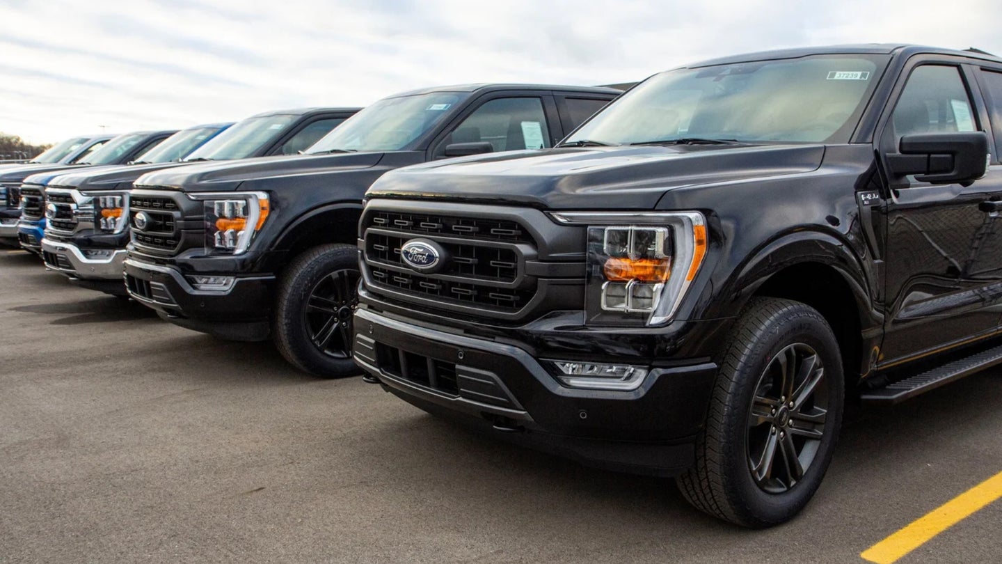 Thousands of 2021 Ford F-150s Are Parked at Detroit Metro Airport, But Dealers Can’t Have Them Yet