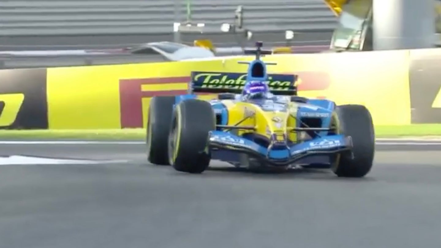 Here’s Proof That Fernando Alonso Can Still Thrash His First Title-Winning Renault F1 Car