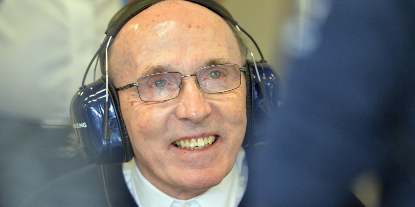 Williams F1 Team Founder Sir Frank Williams Admitted to Hospital