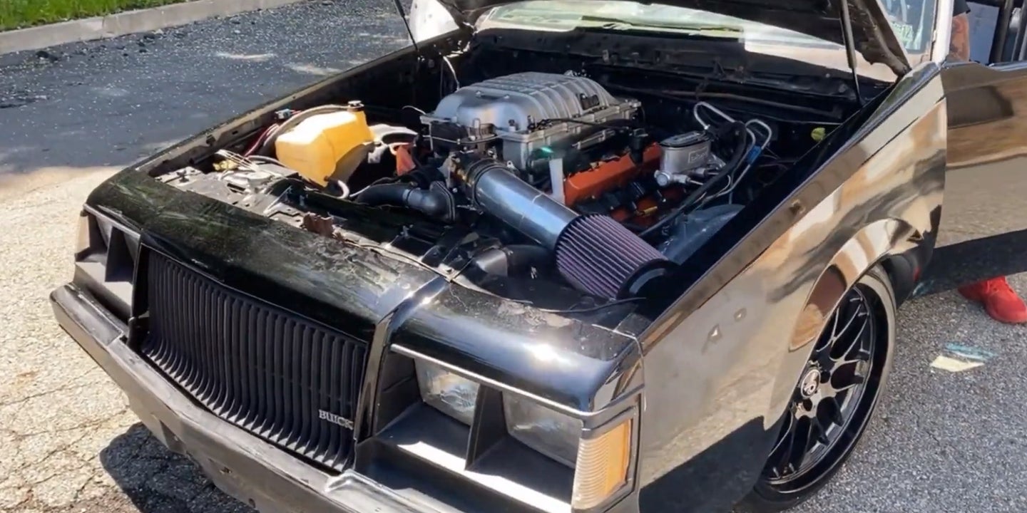 World’s First Hellcat-Swapped Buick Grand National Is One Rowdy American Beast