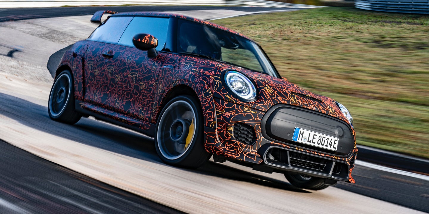 This Upcoming Mini John Cooper Works EV Looks Like the Electric Hot Hatch We Deserve