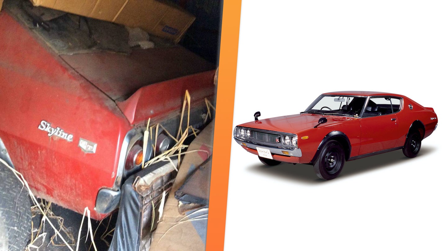 This Vintage Barn-Find Nissan Skyline GT-R Could Be Your Next Winter Project