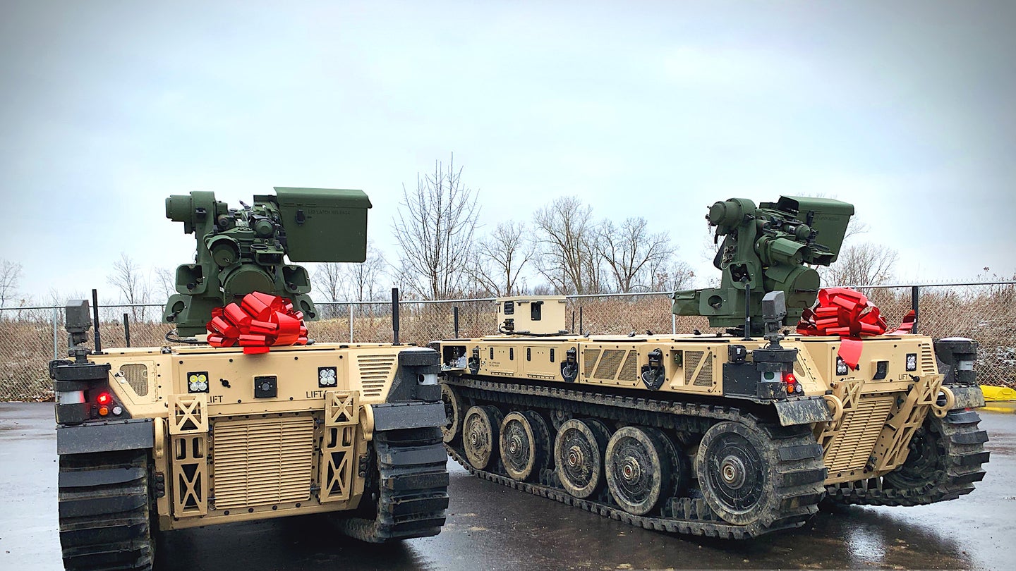 Early Christmas Present: Army Receives Potentially Revolutionary Unmanned Ground Vehicles