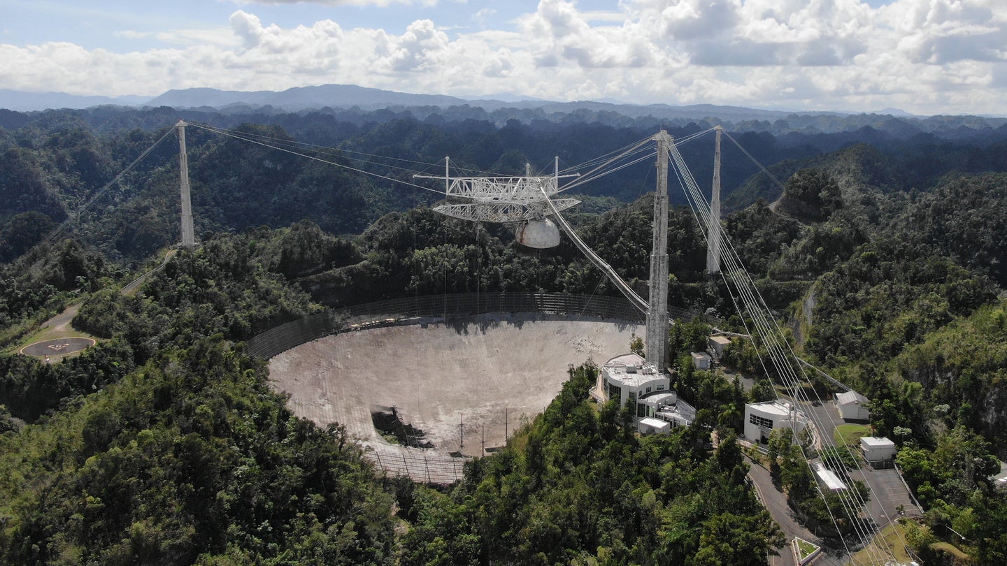 Collapsed Arecibo Radio Telescope Was Originally Built For Ballistic Missile Defense Research