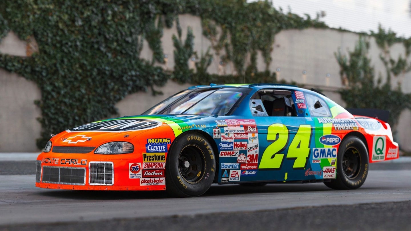 Jeff Gordon&#8217;s Former NASCAR Chevy Monte Carlo Would Make a Top-Shelf Track Toy