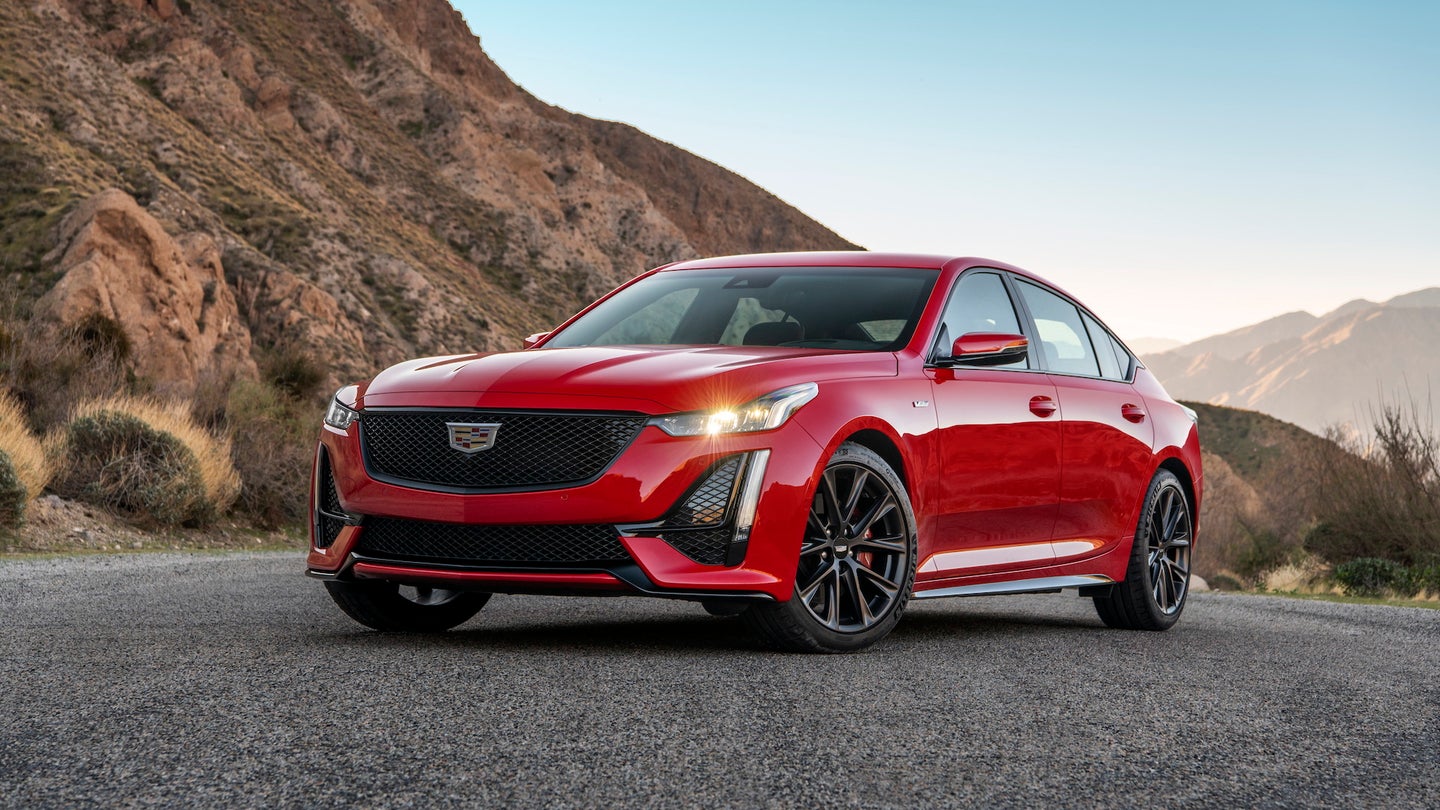 2022 Cadillac CT4-V, CT5-V Blackwing Powertrain Options Leak From