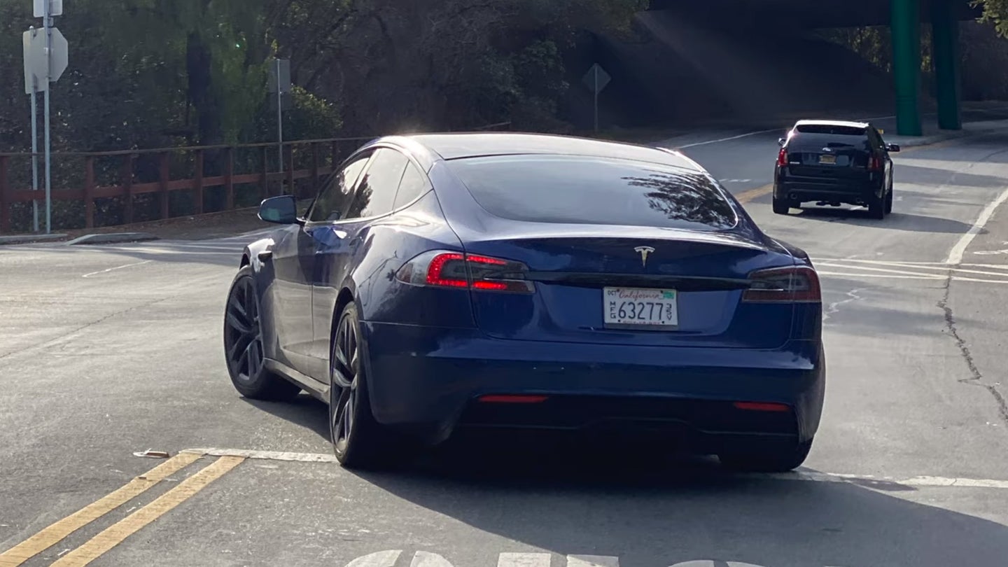 Updated Tesla Model S Spotted on Public Roads